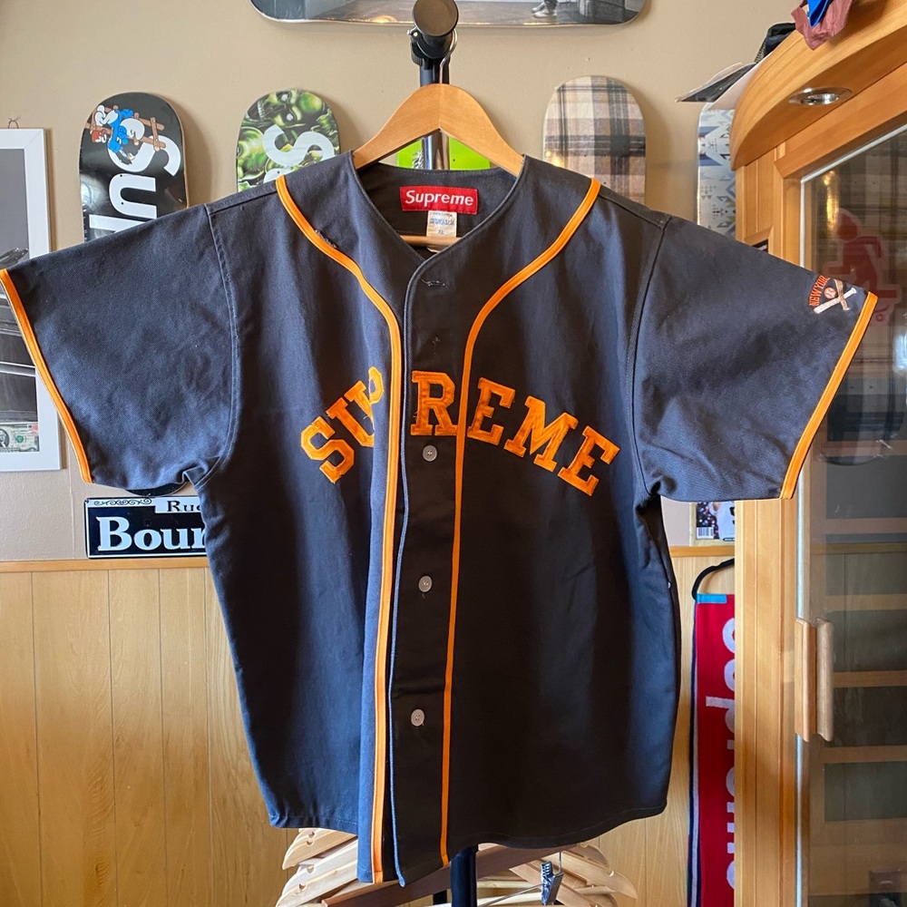 SUPREME's first baseball jersey vintage RARE